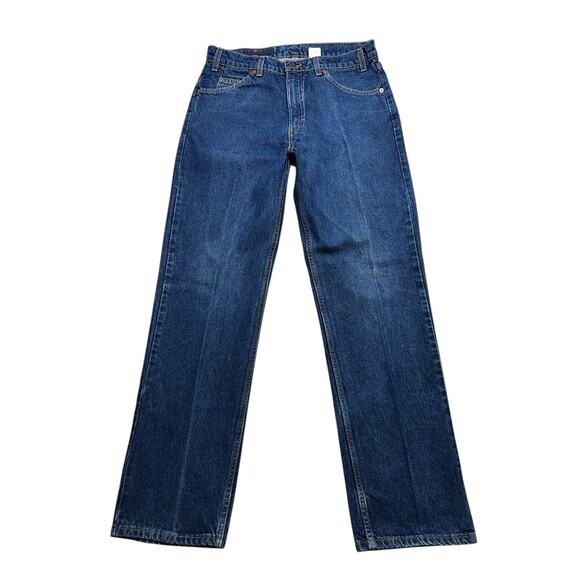 Vintage Levi’s 505 Regular Fit Straight Leg Jeans Blue Denim 34x30 Actual 32x31 - Picture 1 of 13